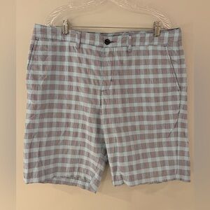 Tommy Bahama Blue Plaid Men’s Shorts Size 36